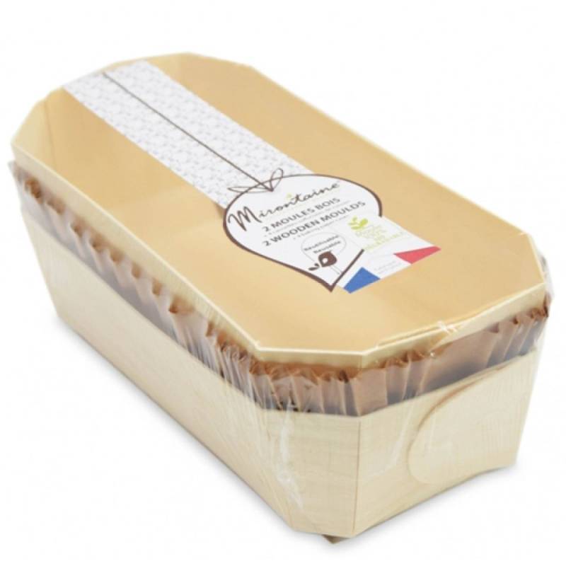 Holzbackformen mit Einlegern, 2 Stück, 24 cm von Pati-Versand