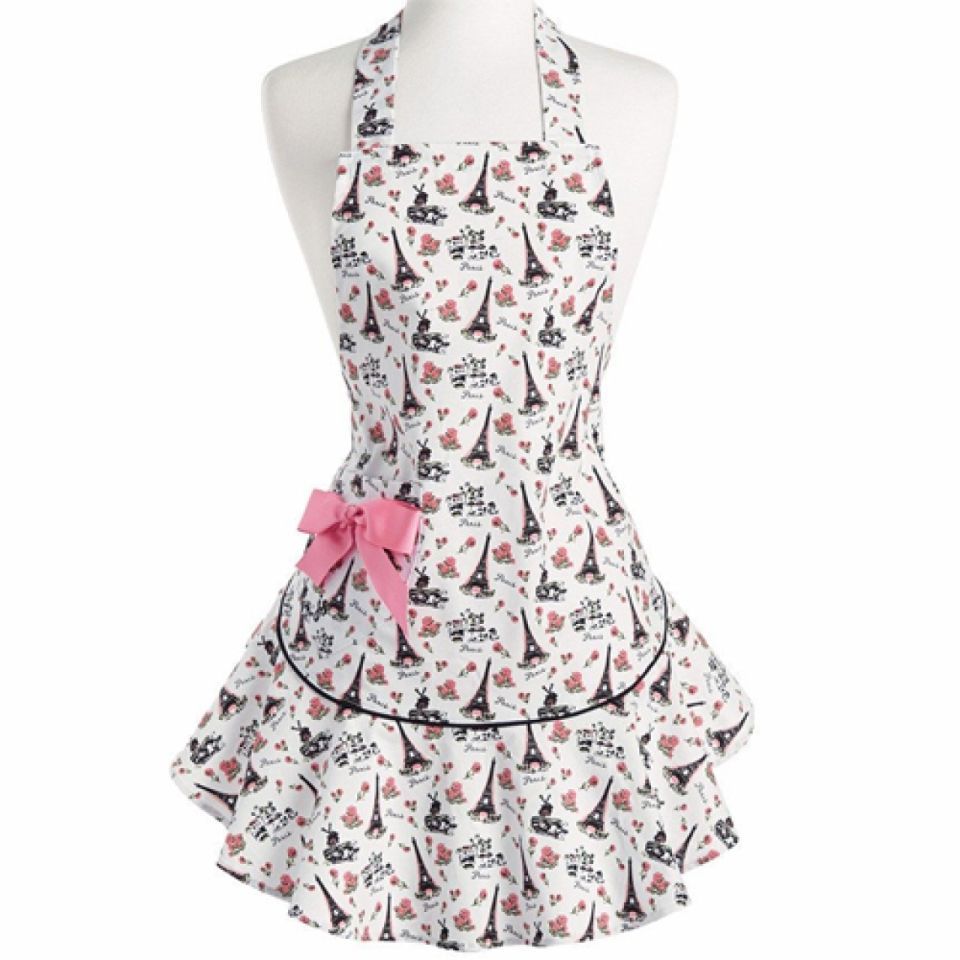 Jessie Steele Küchenschürze Paris Pink von Pati-Versand