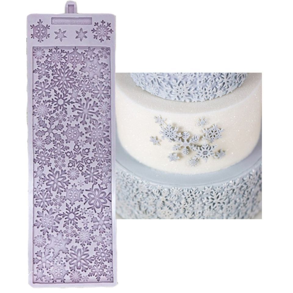 Karen Davies Fondantform Schneeflocken von Pati-Versand