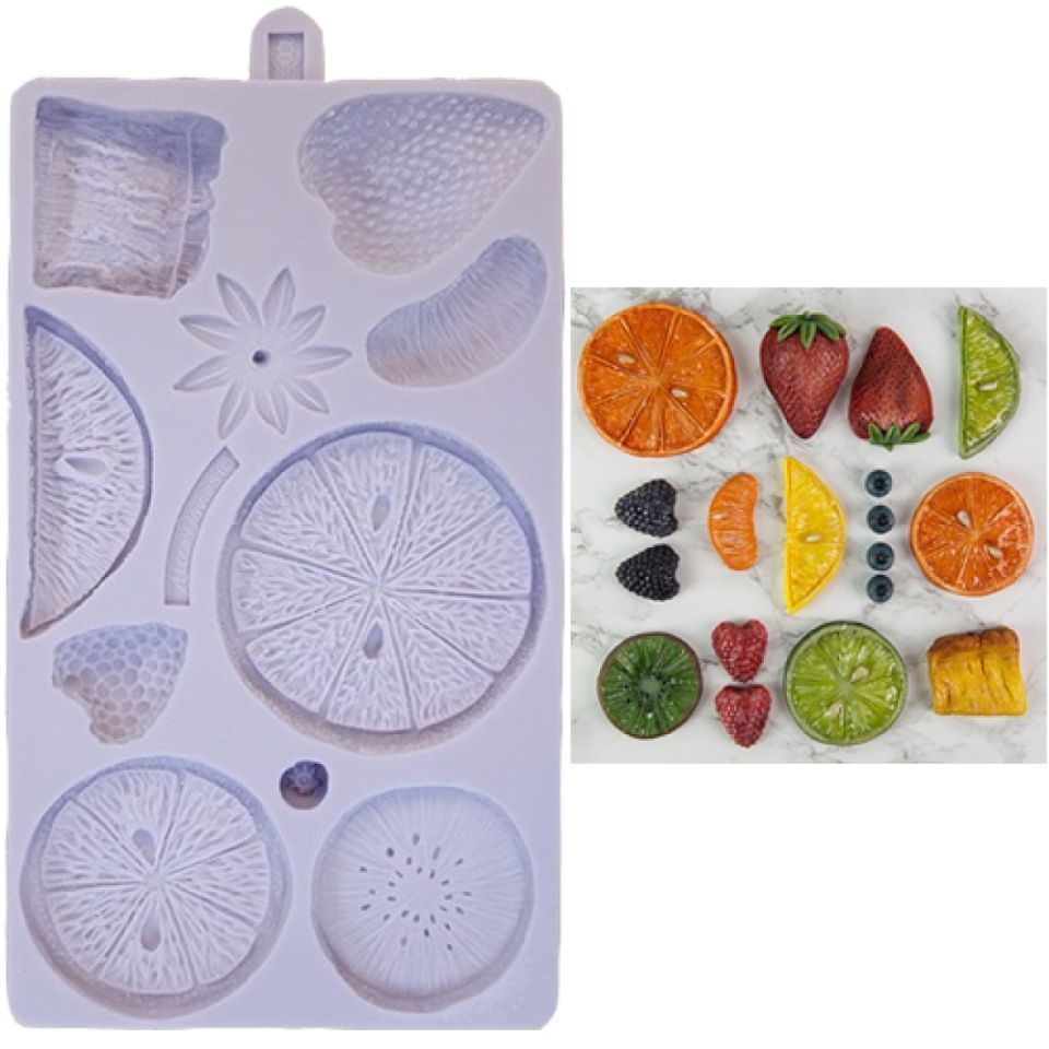 Karen Davies Fondantform Tropische Früchte von Pati-Versand