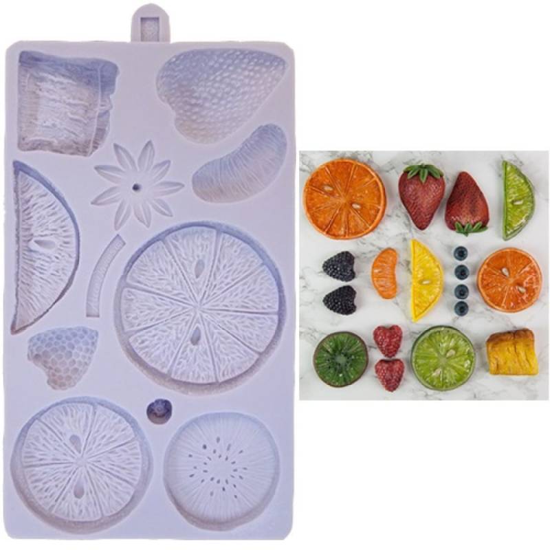 Karen Davies Fondantform Tropische Früchte von Pati-Versand