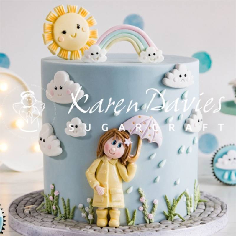 Karen Davies Fondantform Wetter, 21x12 cm von Pati-Versand