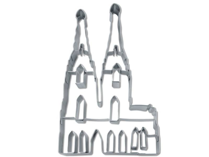 Keks-Ausstecher Kölner Dom für Kekse & Plätzchen, 8 cm von Pati-Versand