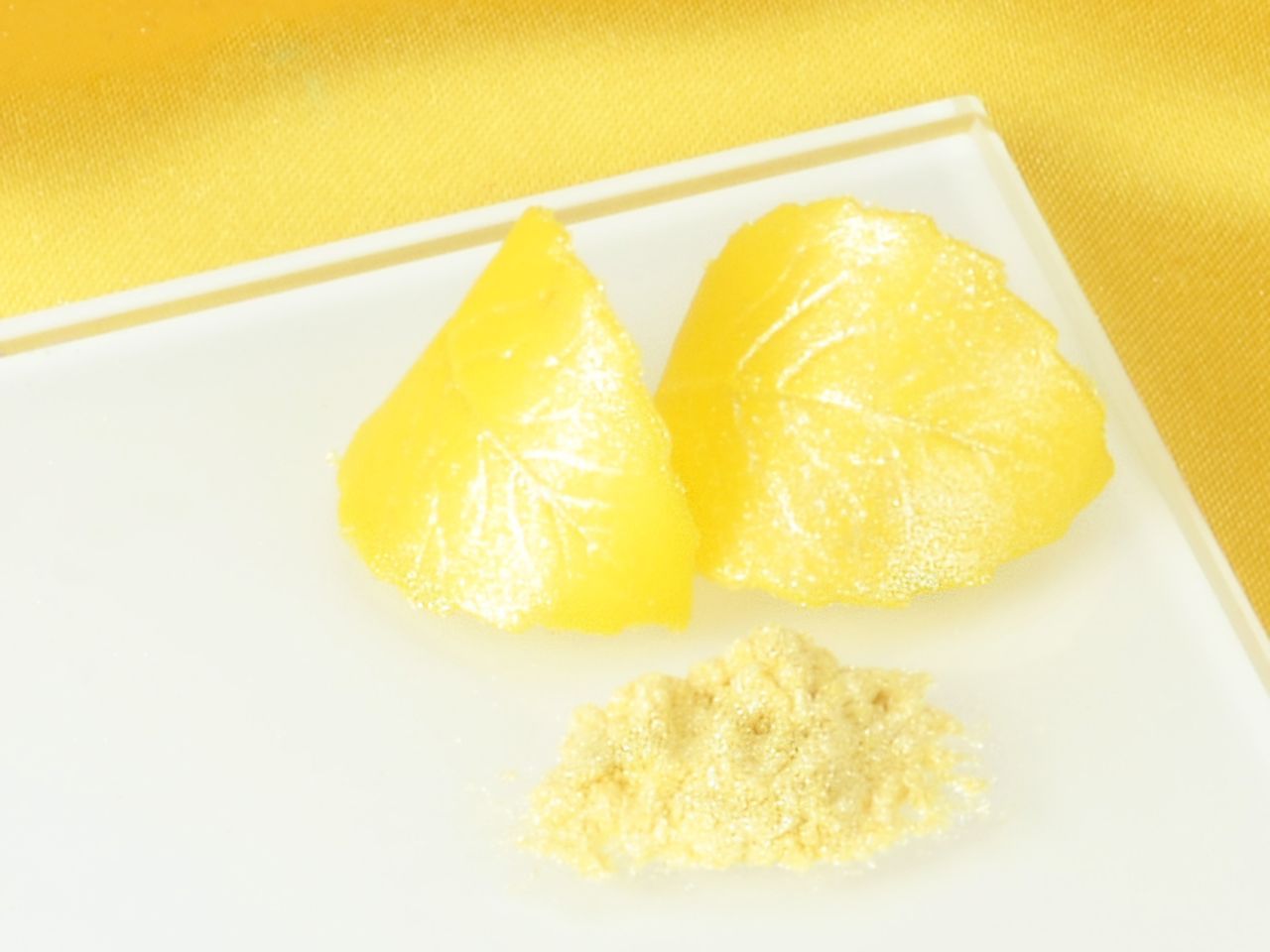 Lebensmittelfarbe Metallic Gelb 10g von Pati-Versand