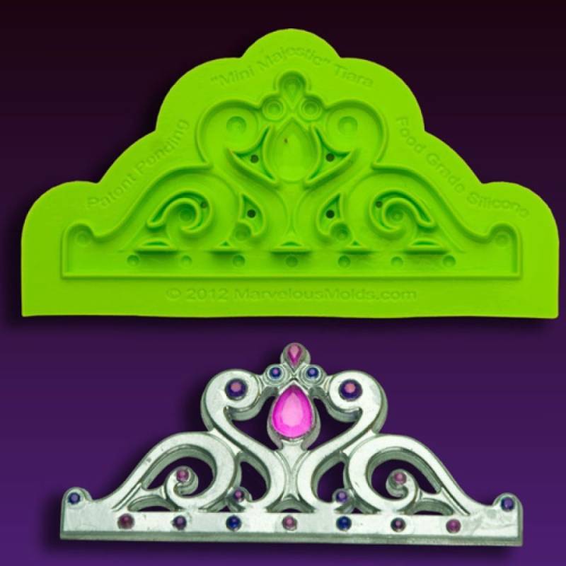 Marvelous Fondantform Tiara Mini von Pati-Versand