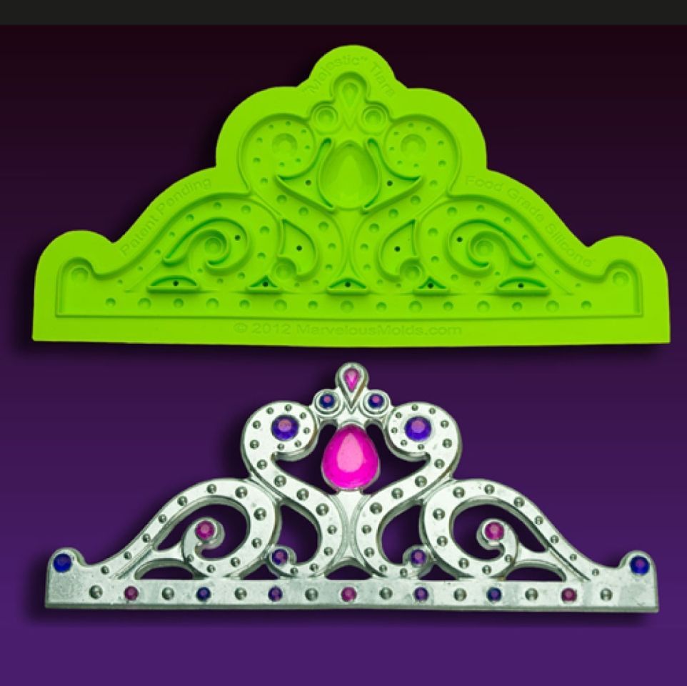 Marvelous Fondantform Tiara XL von Pati-Versand