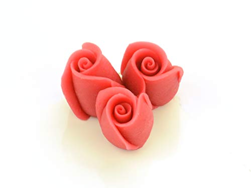 Marzipan-Rosen klein rot 36 Stück von Pati-Versand