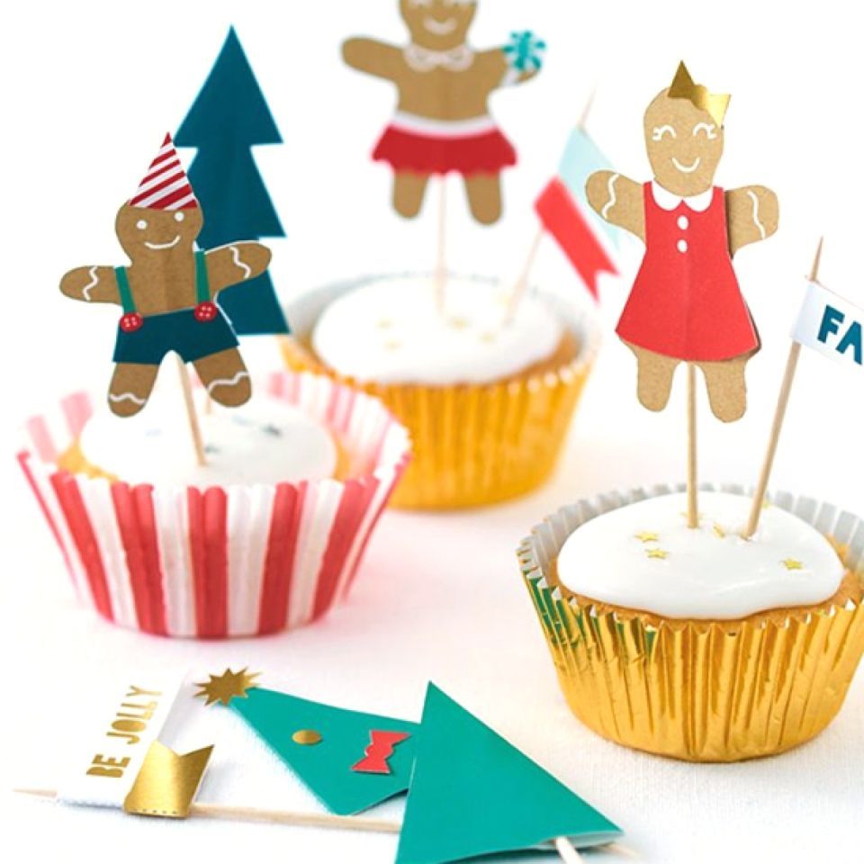 Meri Meri Cupcake-Set DIY Lebkuchenmännchen Meri Meri Cupcake-Set DIY Lebkuchenmännchen von Pati-Versand