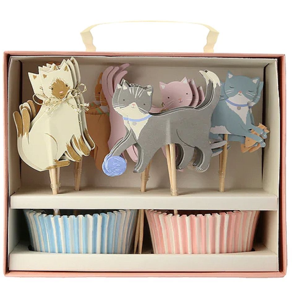 Meri Meri Cupcakes Set Katzen Meri Meri Cupcakes Set Katzen von Pati-Versand