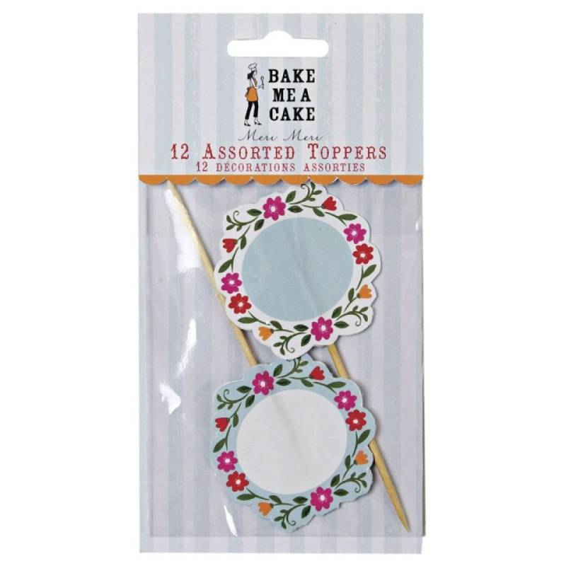 Meri Meri Cupcakes Topper Blumenkranz von Pati-Versand