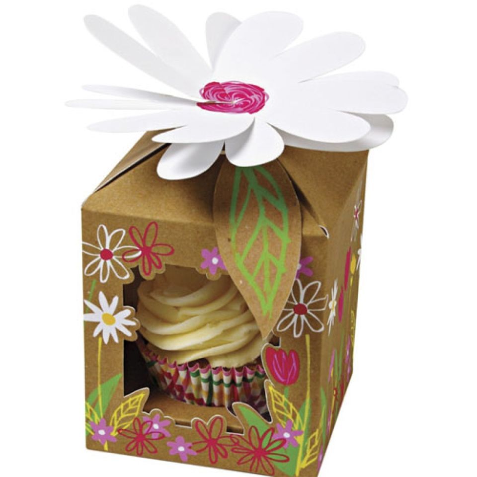 Meri Meri Single Cupcake-Boxen, Garten, 4 Stck. Meri Meri Single Cupcake-Boxen, Garten, 4 Stck. von Pati-Versand
