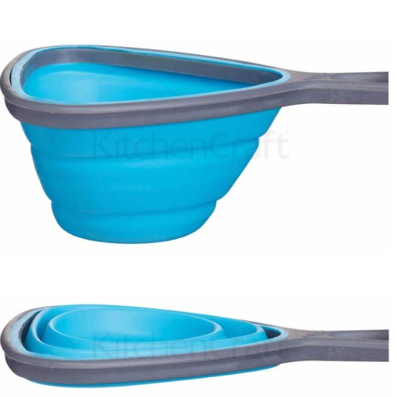Messbecher Set, zusammenklappbar, silikon von Pati-Versand