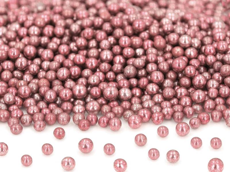 Metallic-Perlen rosa 50g von Cake-Masters Basics