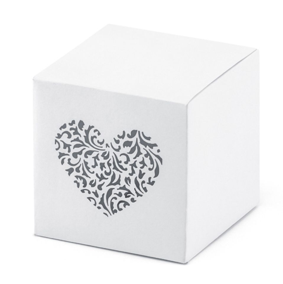 Mini-Geschenkboxen Herz 5x5x5 cm, 10 Stk Mini-Geschenkboxen Herz 5x5x5 cm, 10 Stk von Pati-Versand