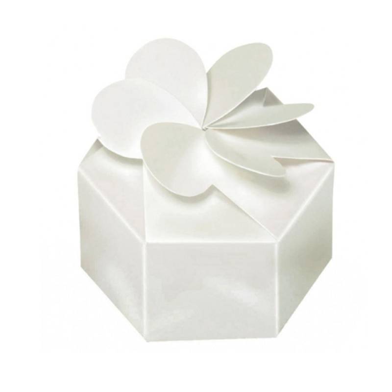 Mini Geschenkboxen weiß von Pati-Versand