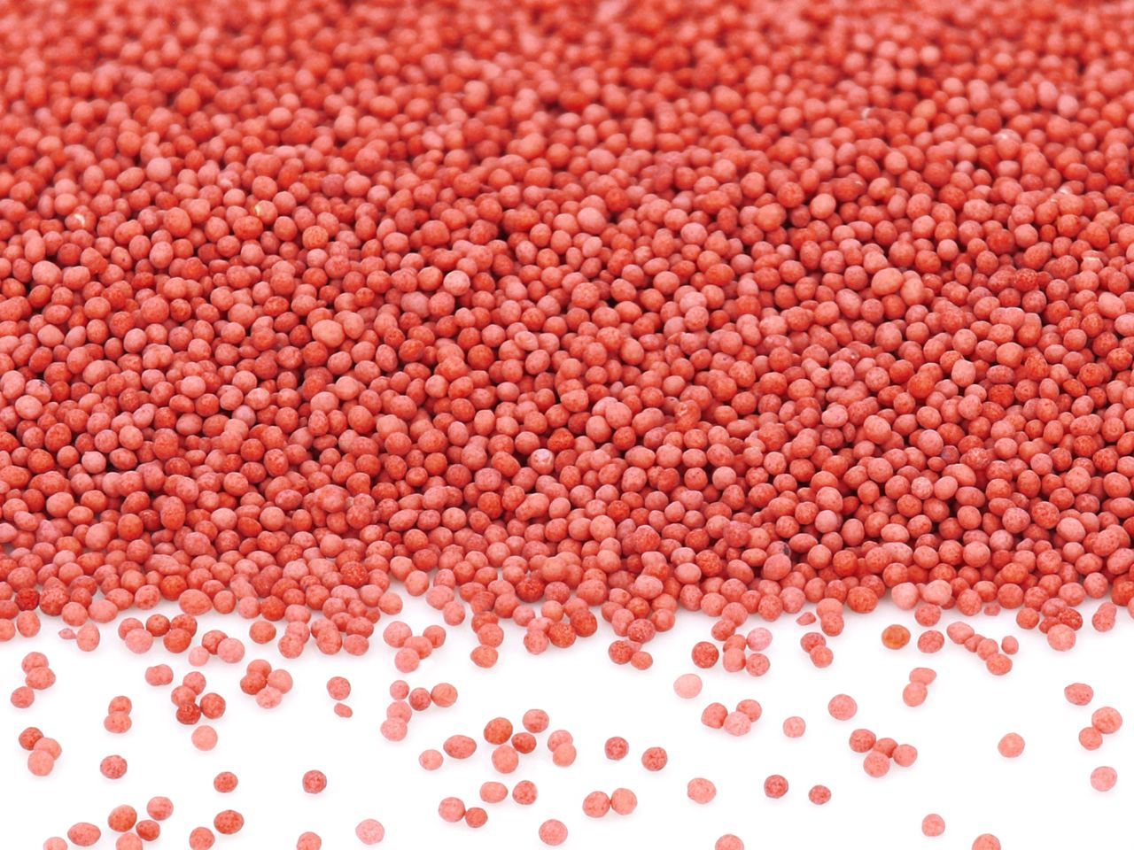 Mini-Perlen rot 1,0kg von Pati-Versand