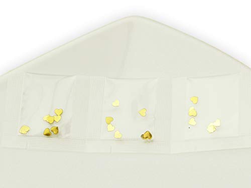 Minibeutel Herz gold 3er Pack Minibeutel Herz gold 3er Pack von Pati-Versand