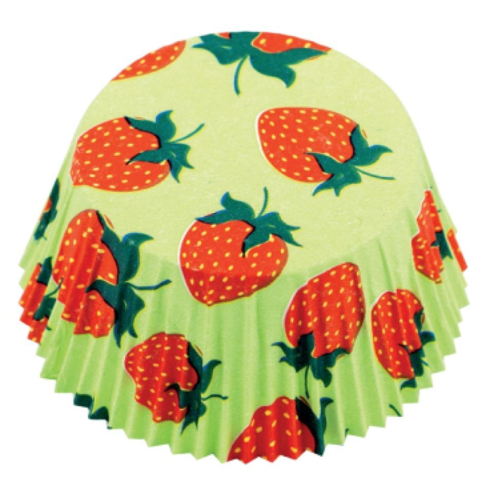 Muffinförmchen, Erdbeeren, 60 Stk, 5 cm Muffinförmchen, Erdbeeren, 60 Stk, 5 cm von Pati-Versand