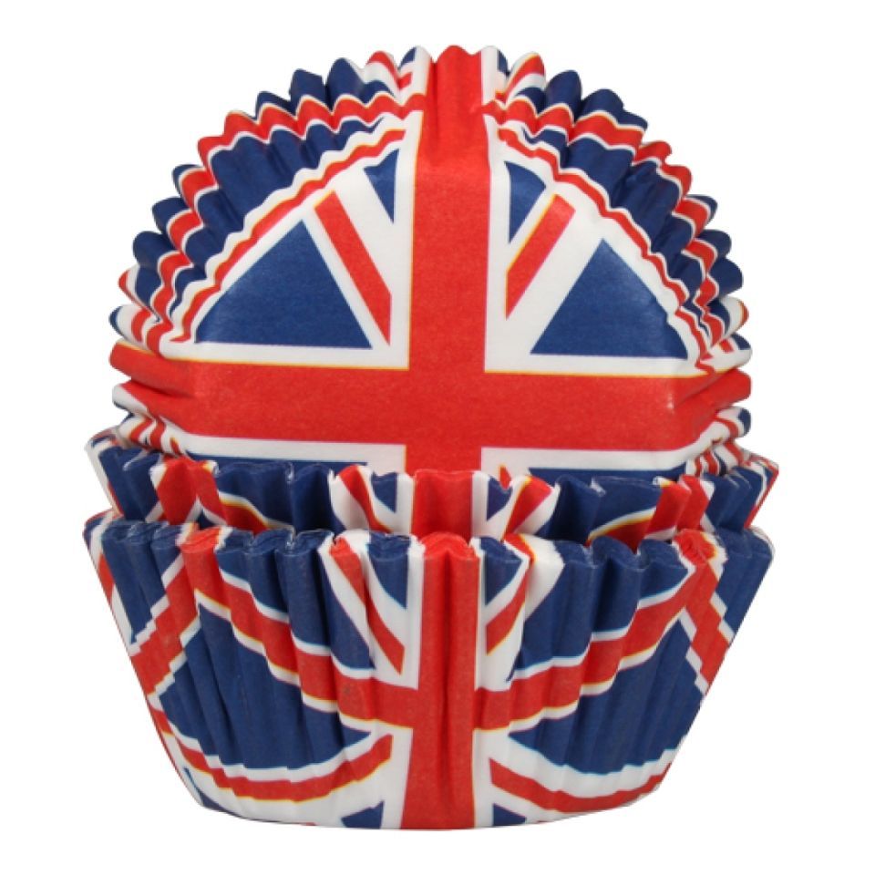 Muffinförmchen, Großbritannien, 50 Stck, 5,0 cm Muffinförmchen, Großbritannien, 50 Stck, 5,0 cm von Pati-Versand