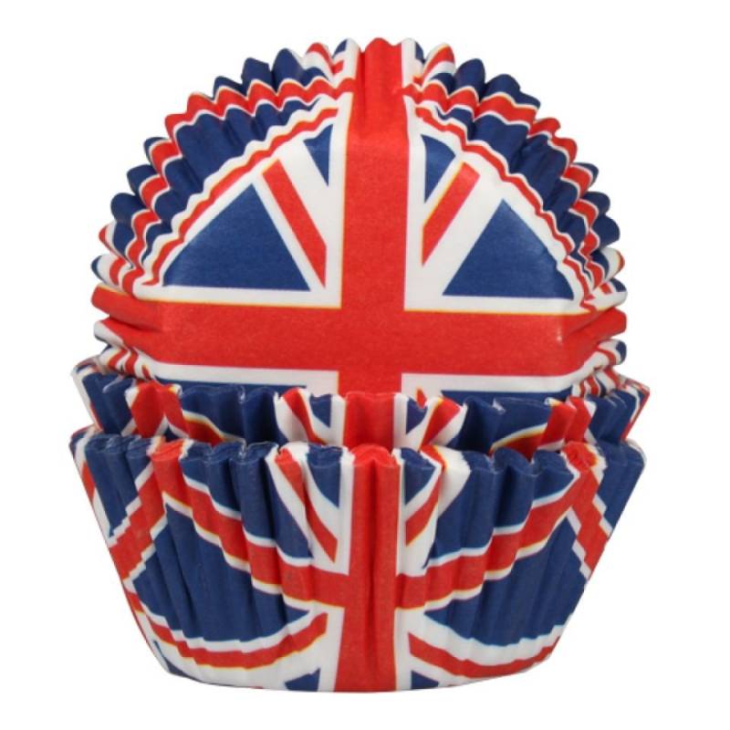 Muffinförmchen, Großbritannien, 50 Stck, 5,0 cm von Pati-Versand