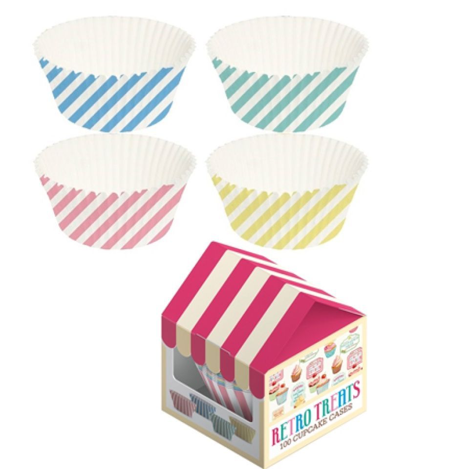 Muffinförmchen, Retro Treats, pastell 100 Stck Muffinförmchen, Retro Treats, pastell 100 Stck von Pati-Versand