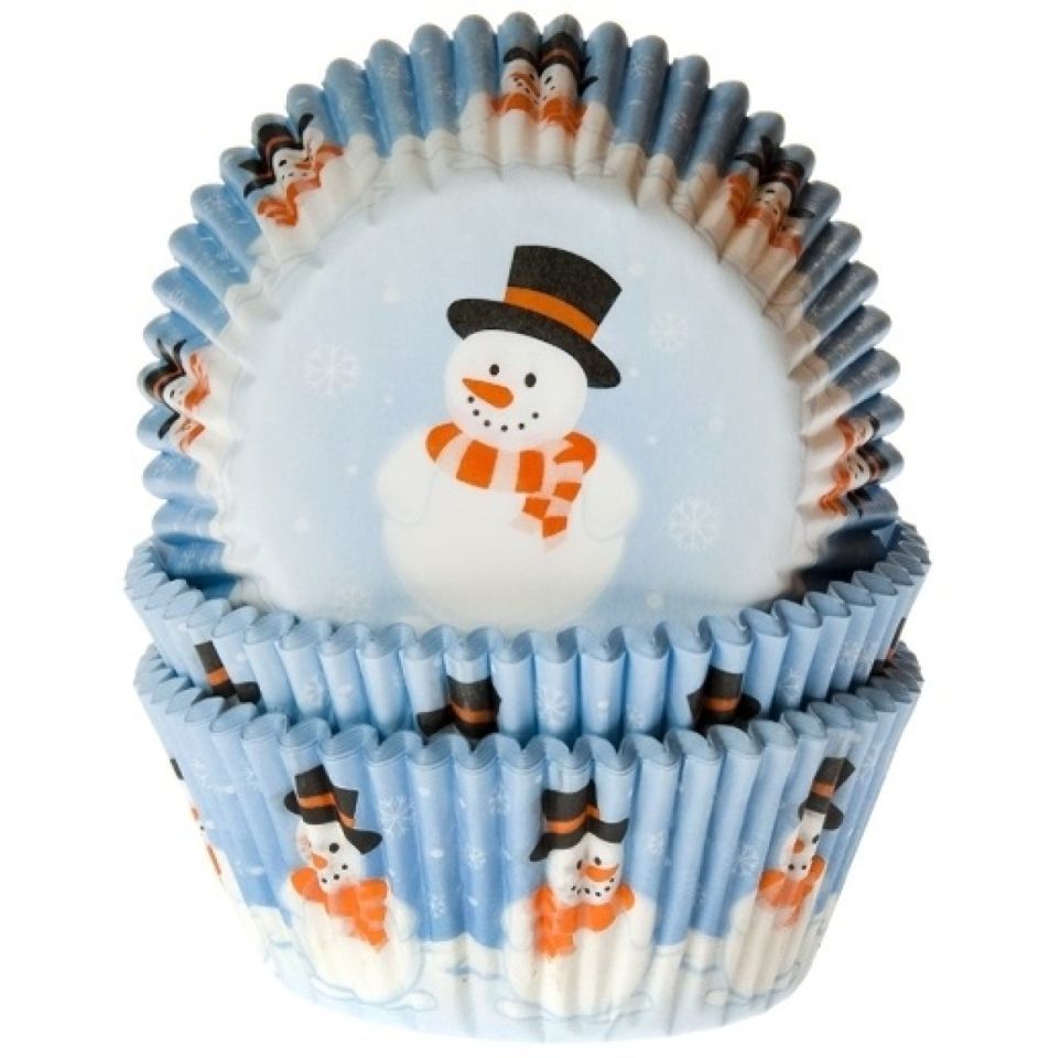Muffinförmchen, Schneemann, 50 Stk Muffinförmchen, Schneemann, 50 Stk von Pati-Versand