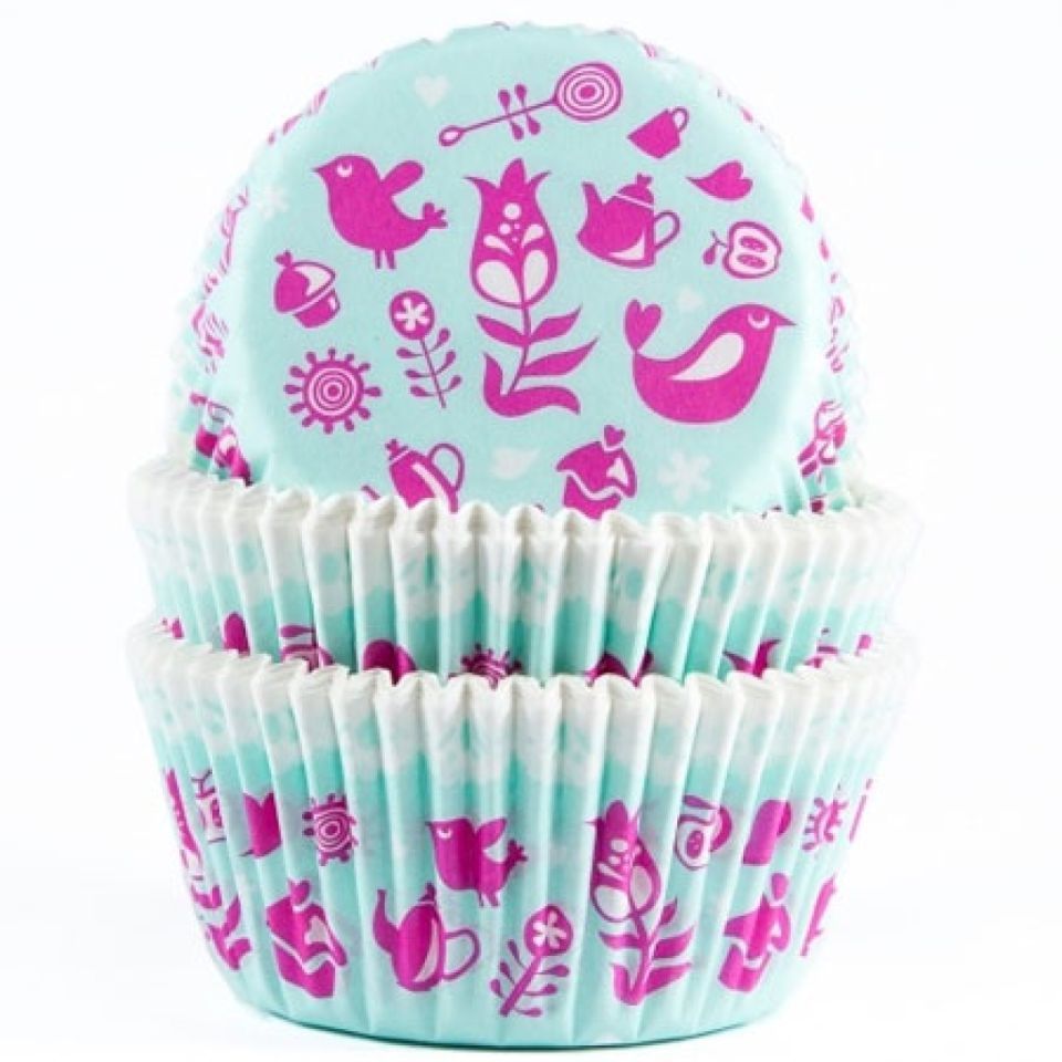 Muffinförmchen, Tea Time, hellblau, 50 Stck, 5,0 cm Muffinförmchen, Tea Time, hellblau, 50 Stck, 5,0 cm von Pati-Versand