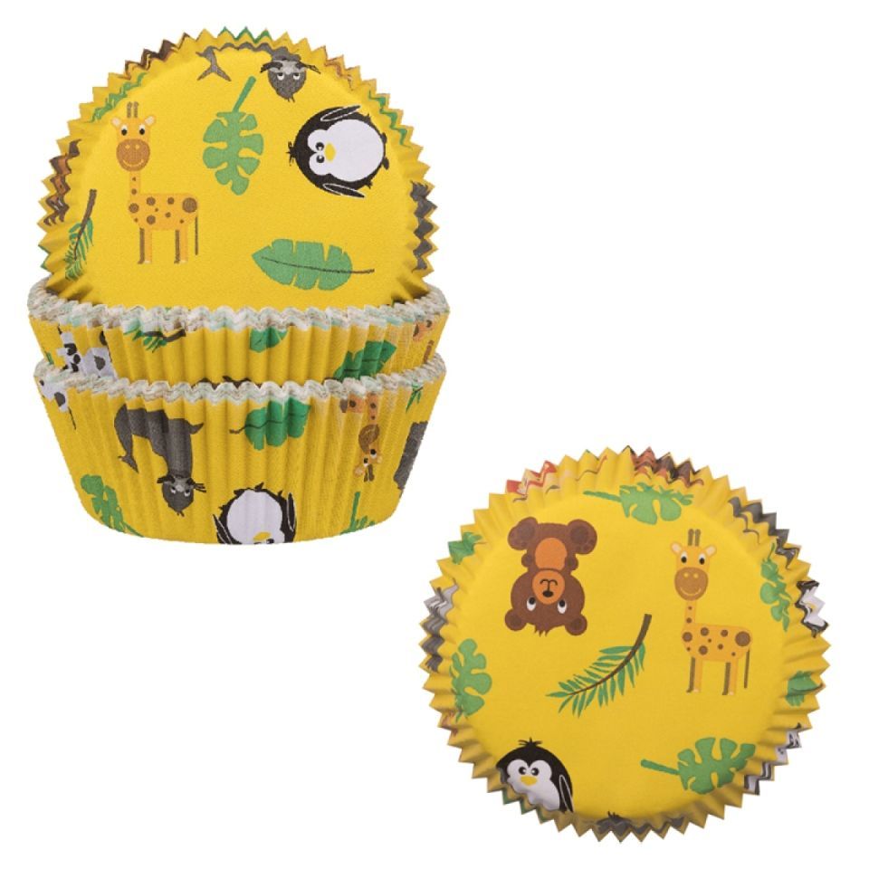 Muffinförmchen Gelb Zoo-Tiere Muffinförmchen Gelb Zoo-Tiere von Pati-Versand