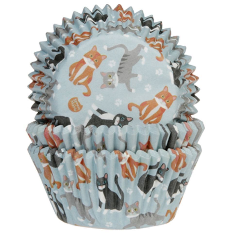 Muffinförmchen Katzen, 50 Stück, 5 cm Muffinförmchen Katzen, 50 Stück, 5 cm von Pati-Versand