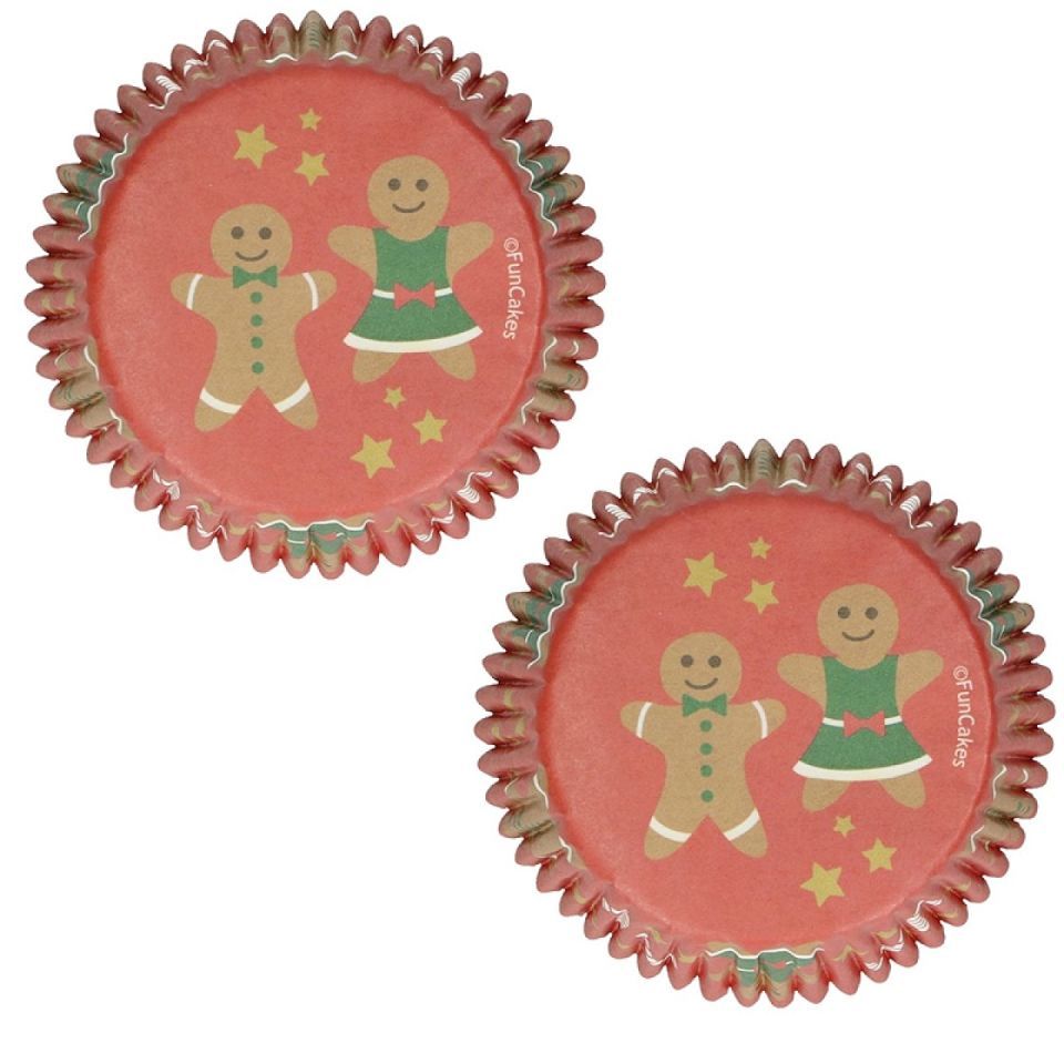 Muffinförmchen Lebkuchen rot, 48 Stk., FunCakes Muffinförmchen Lebkuchen rot, 48 Stk., FunCakes von Pati-Versand