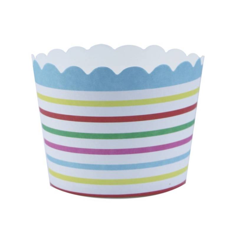 Muffinförmchen Pastell Streifen 20 Stk. von Pati-Versand