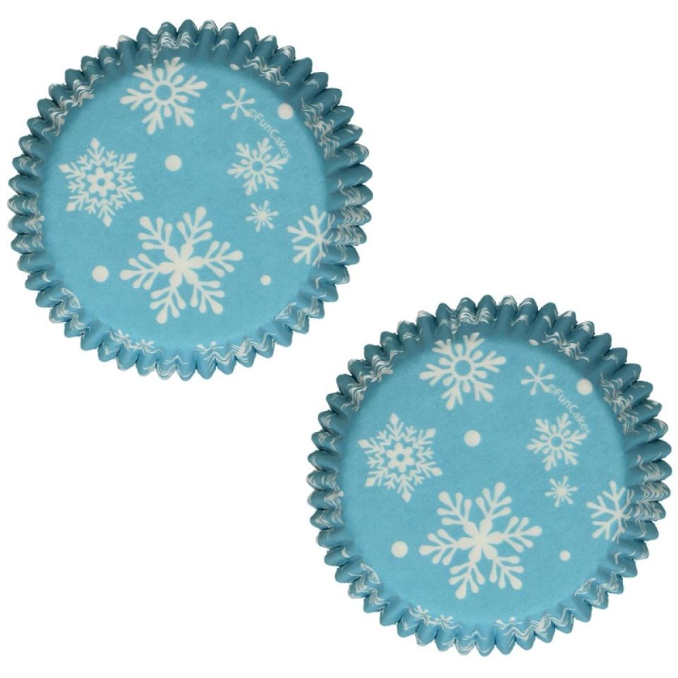Muffinförmchen Schneeflocke 48 Stk., FunCakes Muffinförmchen Schneeflocke 48 Stk., FunCakes von Pati-Versand