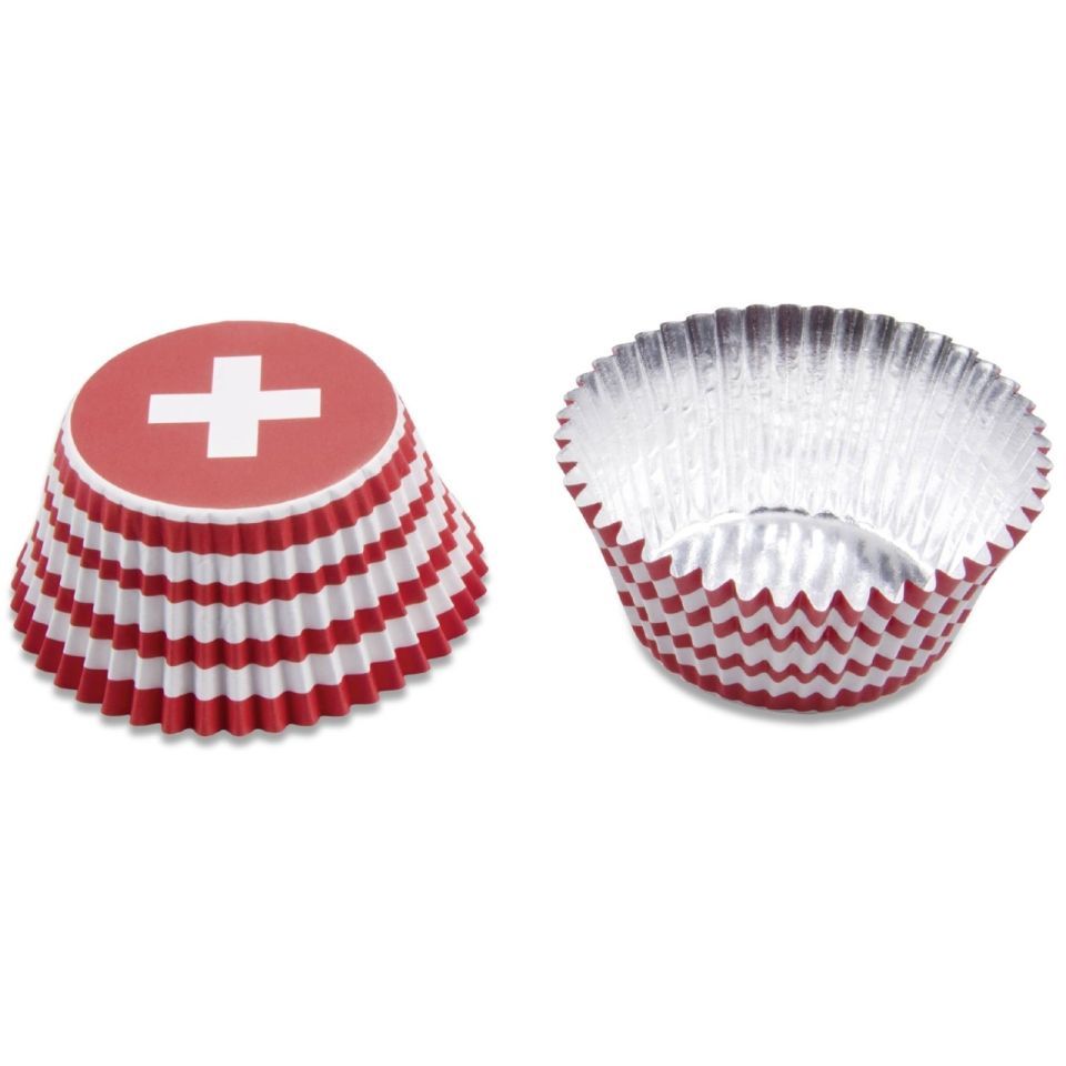 Muffinförmchen Schweiz, 50 Stück, 5 cm Muffinförmchen Schweiz, 50 Stück, 5 cm von Pati-Versand