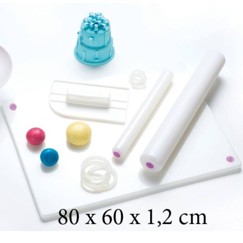 Non-Stick Arbeitsplatte Extra XXL 60x80x1,2cm Decora von Pati-Versand