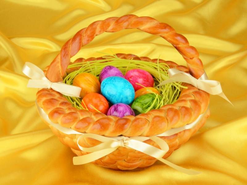 Osterkorb Set mit Hefeteig von Pati-Versand