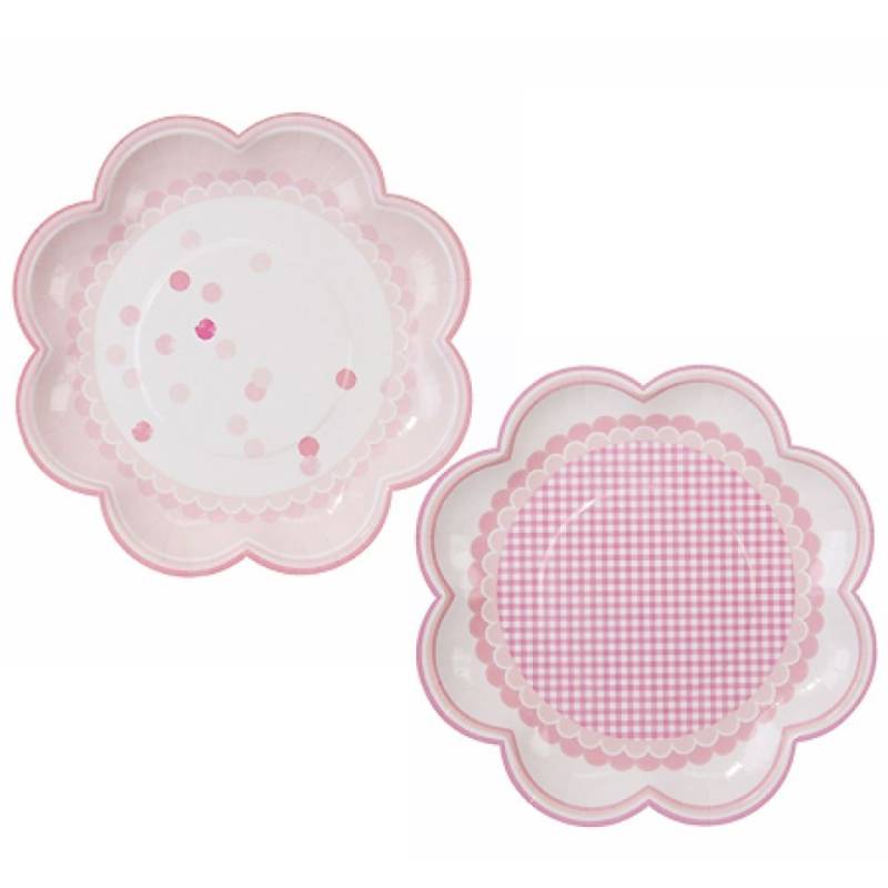 Pappteller Pink N Mix, 8 Stk von Pati-Versand