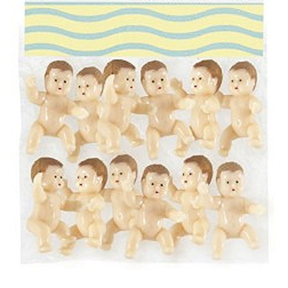 Party Dekorationen Baby aus Kunststoff, 12 teilig Party Dekorationen Baby aus Kunststoff, 12 teilig von Pati-Versand