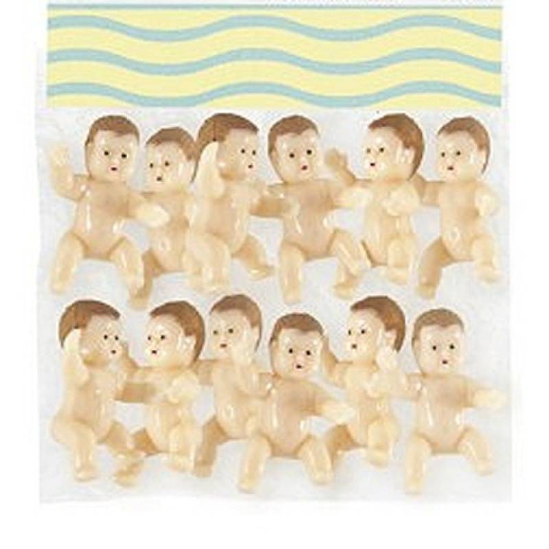 Party Dekorationen Baby aus Kunststoff, 12 teilig von Pati-Versand