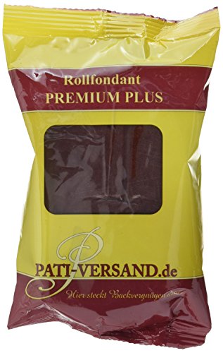 Pati Versand Rollfondant PREMIUM PLUS kastanienbraun, 1er Pack (1 x 250 g) von Pati-Versand