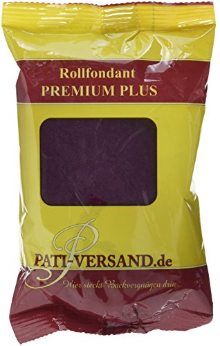 Rollfondant PREMIUM PLUS rubinrot 250g von Pati-Versand