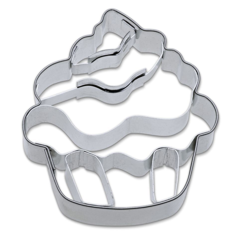Plätzchen Ausstecher Cupcake mit Innenprägung für Kekse Plätzchen Ausstecher Cupcake mit Innenprägung für Kekse von Pati-Versand