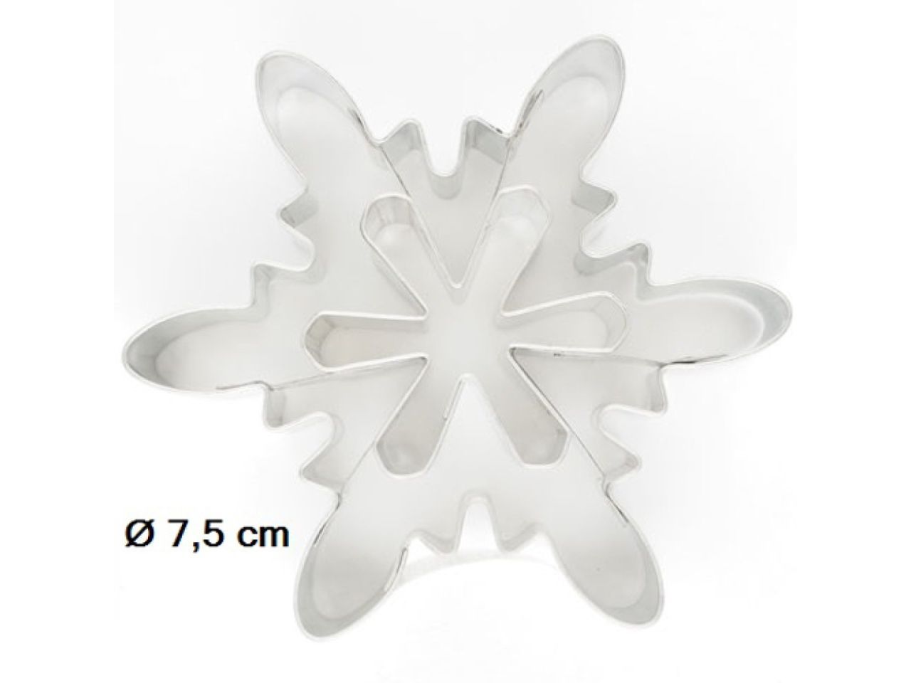 Plätzchen-Ausstecher Eiskristall 7,5 cm, für Kekse & Plätzchen, Weißblech Plätzchen-Ausstecher Eiskristall 7,5 cm, für Kekse & Plätzchen, Weißblech von Pati-Versand