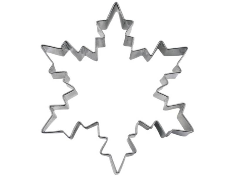 Plätzchen-Ausstecher Eiskristall 9,5 cm, für Kekse & Plätzchen von Pati-Versand