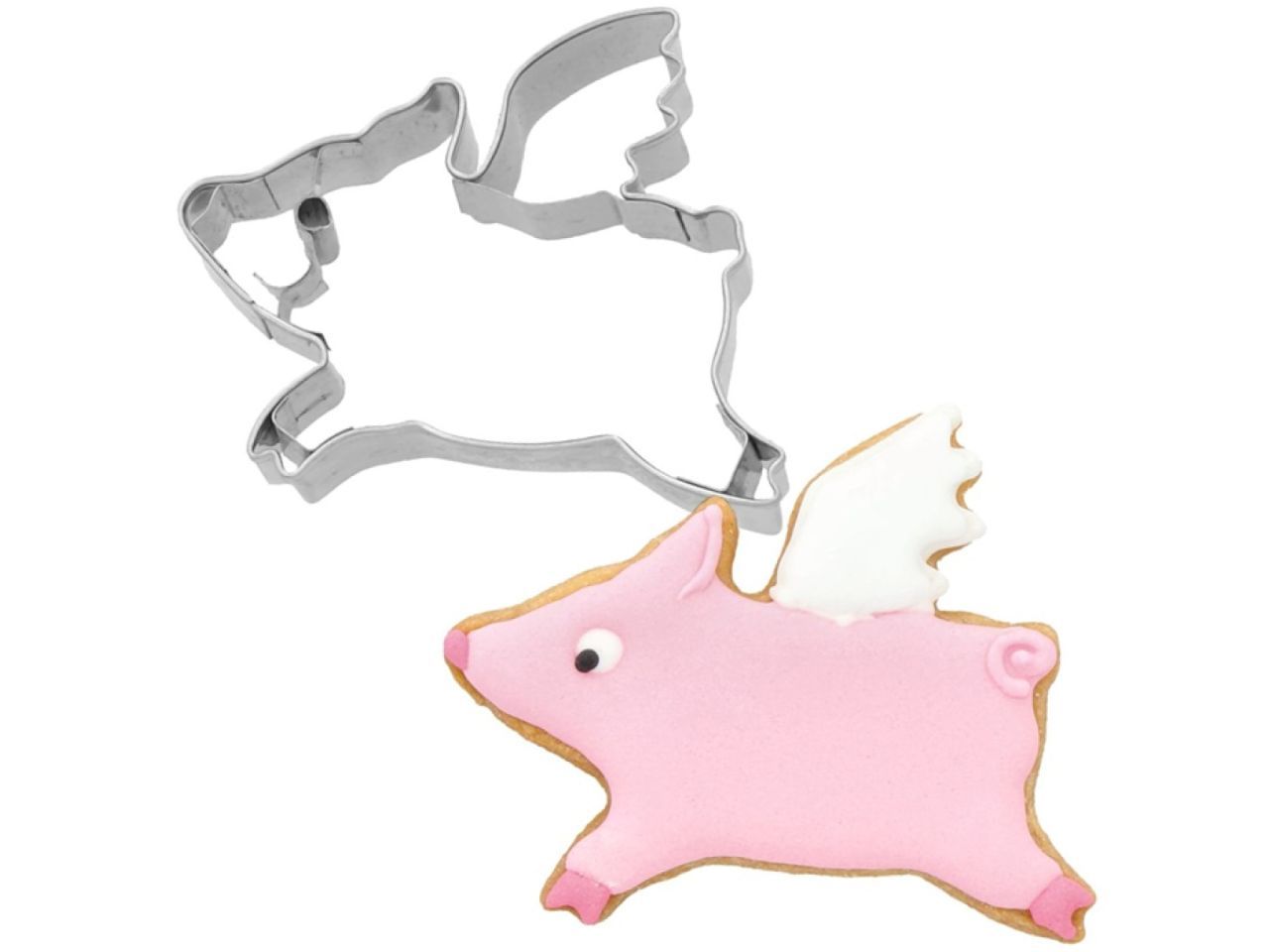 Plätzchen Ausstecher Schwein mit Flügel Plätzchen Ausstecher Schwein mit Flügel von Pati-Versand