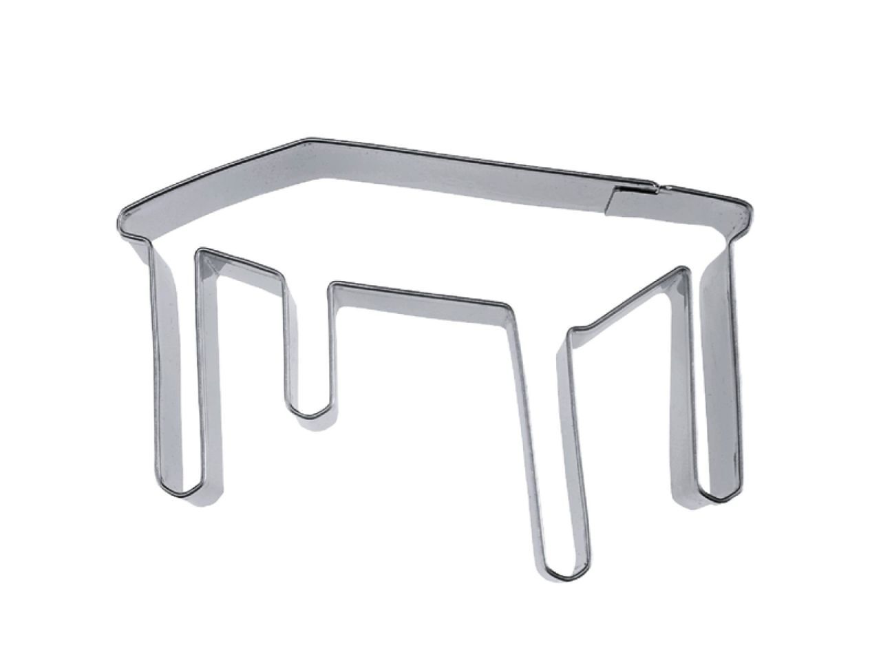 Plätzchen Ausstecher Tisch, Edelstahl, 7,5 cm Plätzchen Ausstecher Tisch, Edelstahl, 7,5 cm von Pati-Versand