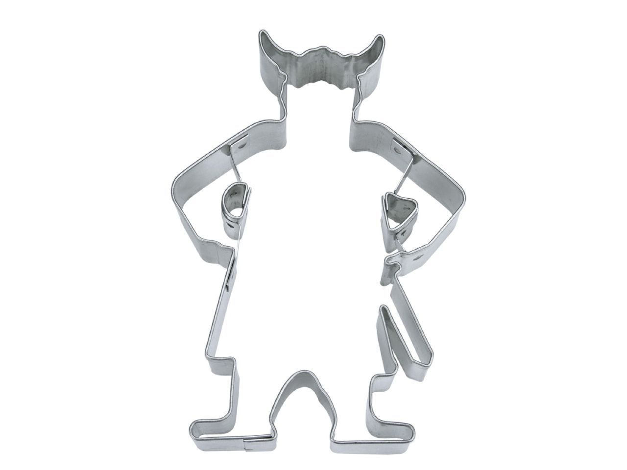 Plätzchen Ausstecher Wikinger 9 cm, Edelstahl Plätzchen Ausstecher Wikinger 9 cm, Edelstahl von Pati-Versand