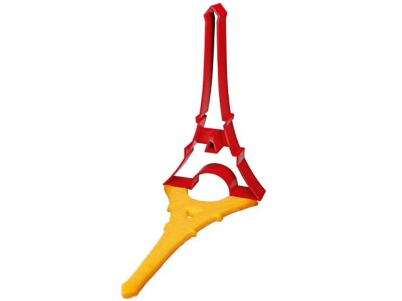 Plätzchen-Ausstechform Paris, Eiffelturm, Rot von Pati-Versand