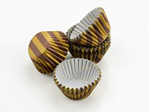 Pralinenkapseln 25mm mocca-gold 100 Stück Pralinenkapseln 25mm mocca-gold 100 Stück von Pati-Versand