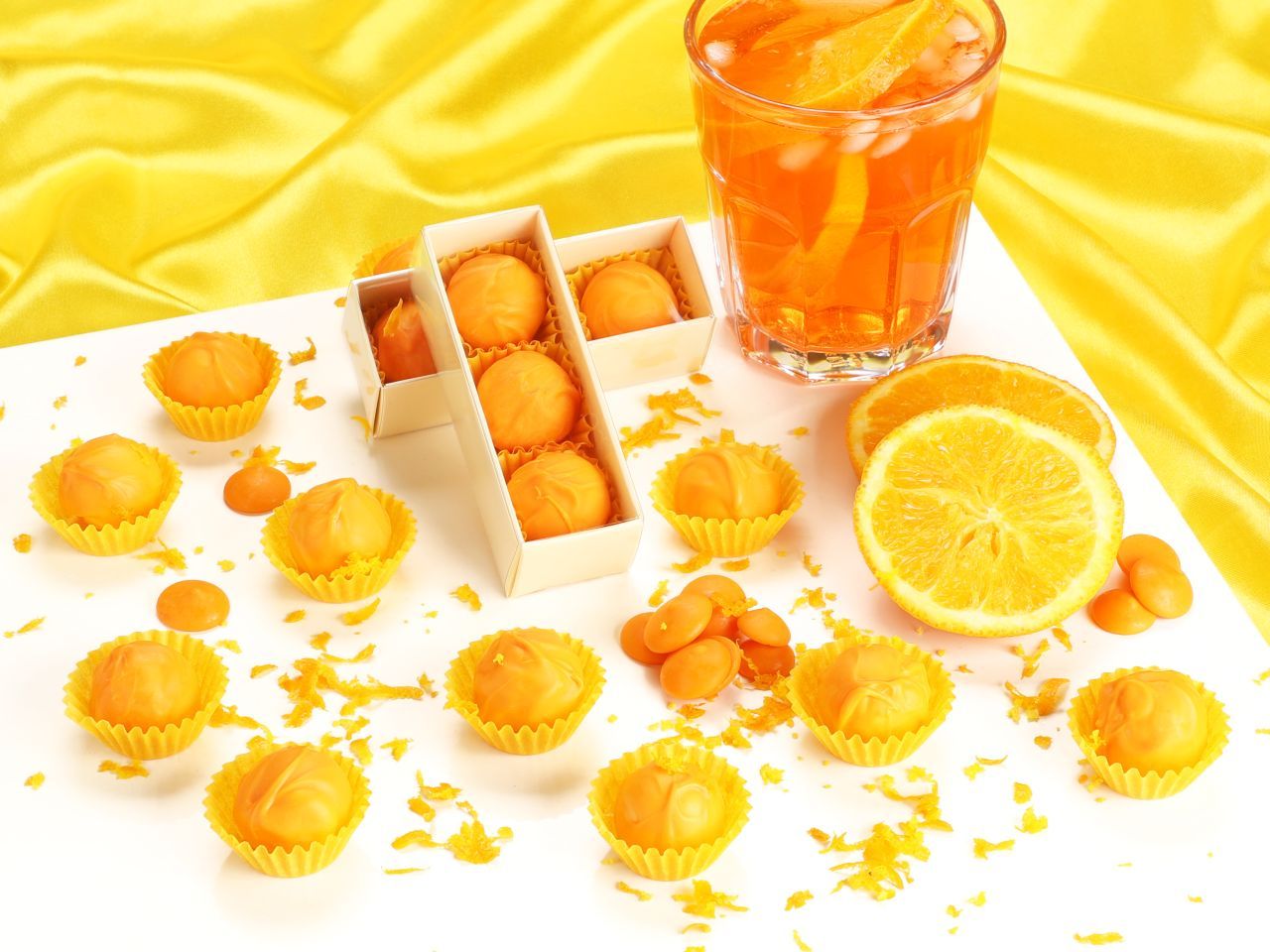 Pralinenset Aperol Spritz Pralinen Pralinenset Aperol Spritz Pralinen von Pati-Versand