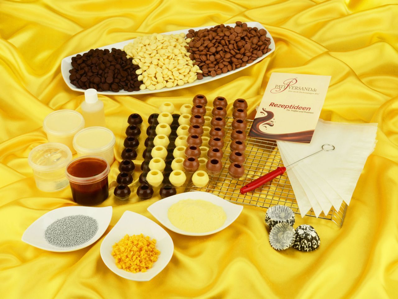 Pralinenset zum Start in die Pralinenproduktion Pralinenset zum Start in die Pralinenproduktion von Pati-Versand